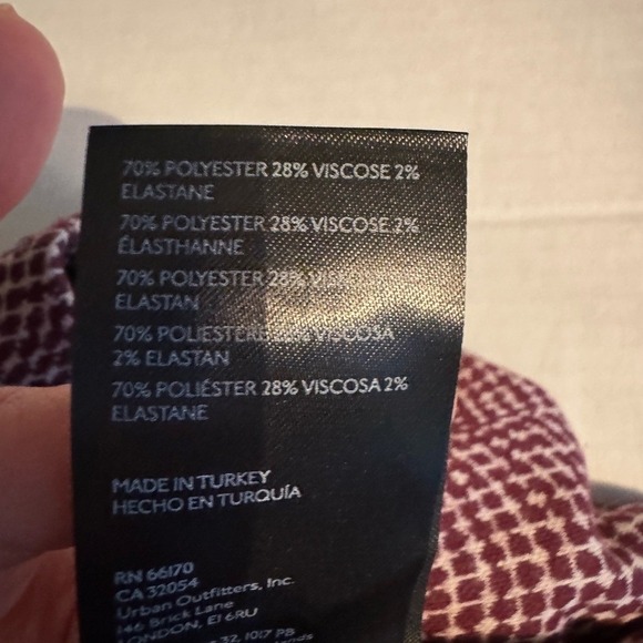 Urban Outfitters Bryn Pull-On Flare Pant Small Bohemian Hippie Retro Festival - Picture 7 of 8